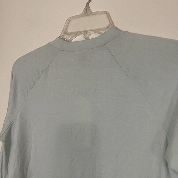 NWT Eileen Fisher Light Blue long sleeve crew neck shirt size XS - Picture 3 of 6